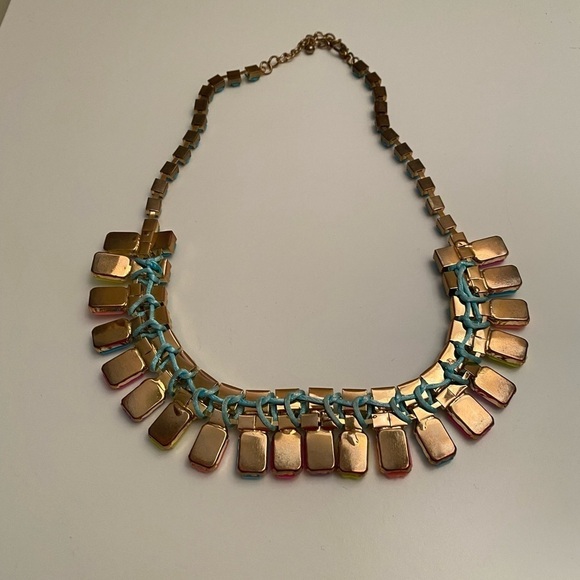 Multicolor statement necklace - Picture 3 of 5